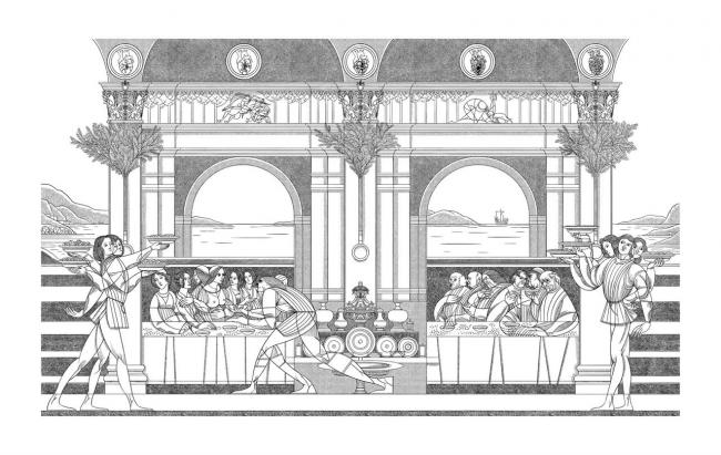 Nastagio. Inspirada en la historia de Nastagio degli Onesti de Sandro Botticelli