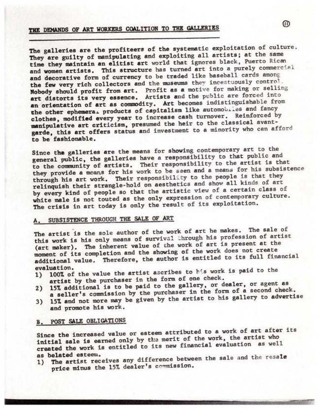 Women Artists in Revolution, <em>A Documentary Herstory of Women Artists in Revolution</em>, New York: Women Artists in Revolution (W.A.R.), 1971.