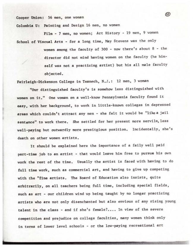 Women Artists in Revolution, <em>A Documentary Herstory of Women Artists in Revolution</em>, New York: Women Artists in Revolution (W.A.R.), 1971