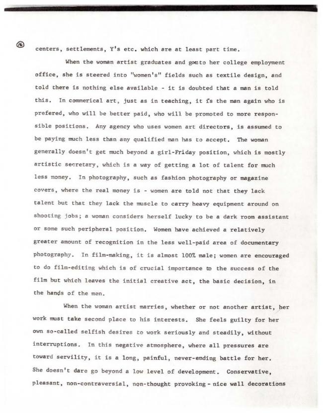 Women Artists in Revolution, <em>A Documentary Herstory of Women Artists in Revolution</em>, New York: Women Artists in Revolution (W.A.R.), 1971