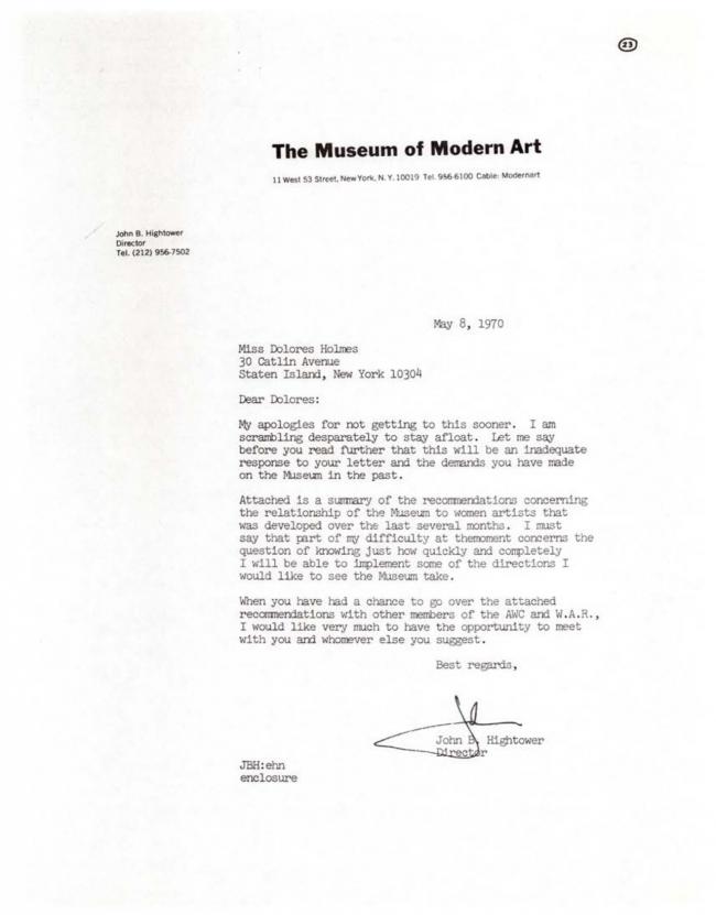 Women Artists in Revolution, <em>A Documentary Herstory of Women Artists in Revolution</em>, New York: Women Artists in Revolution (W.A.R.), 1971