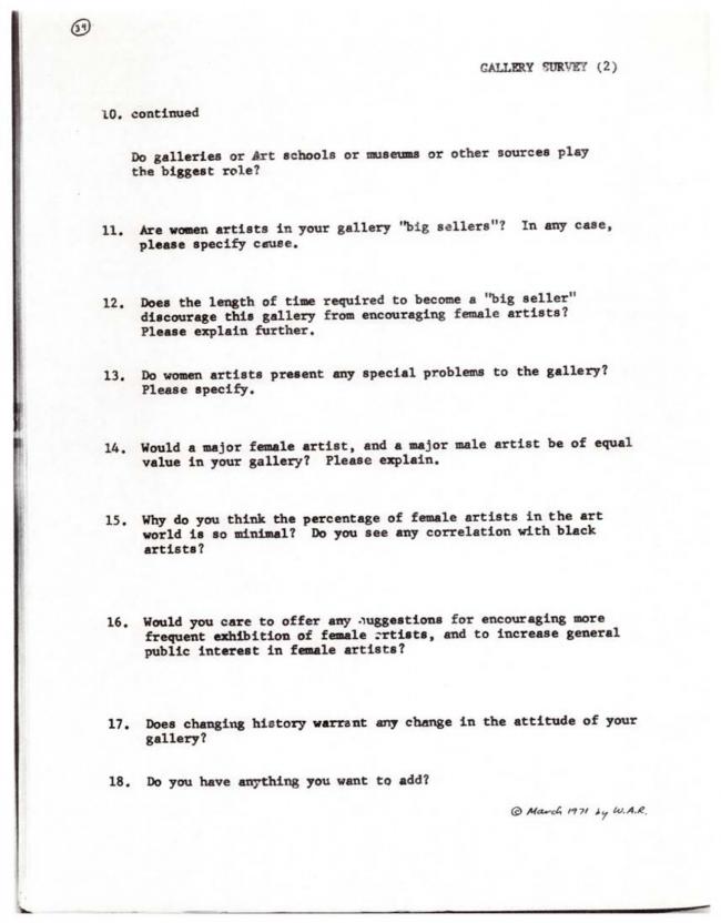 Women Artists in Revolution, <em>A Documentary Herstory of Women Artists in Revolution</em>, New York: Women Artists in Revolution (W.A.R.), 1971