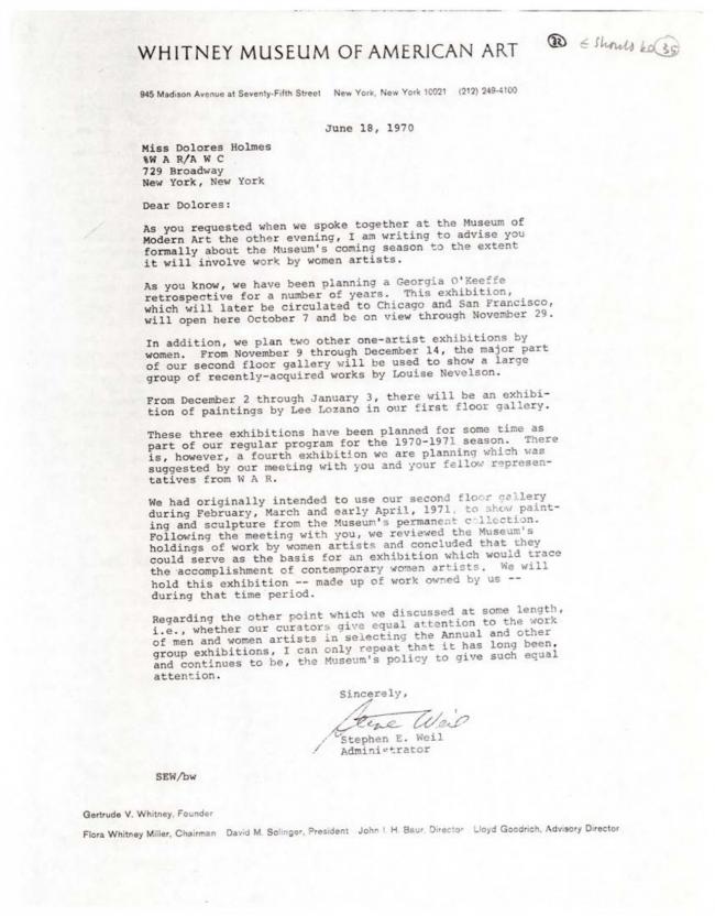 Women Artists in Revolution, <em>A Documentary Herstory of Women Artists in Revolution</em>, New York: Women Artists in Revolution (W.A.R.), 1971