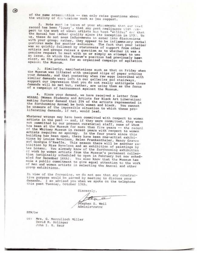 Women Artists in Revolution, <em>A Documentary Herstory of Women Artists in Revolution</em>, New York: Women Artists in Revolution (W.A.R.), 1971