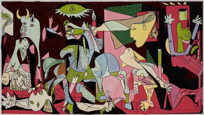 Homenaje a Picasso: Guernica, de Steve Kaufman