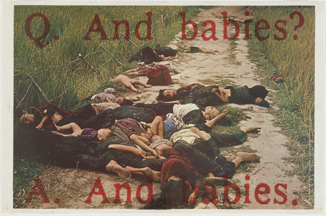 Irving Petlin, Jon Hendricks and Frazer Dougherty, <em>Q. And babies? A. And babies</em>, 1970