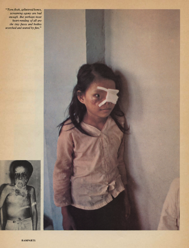 William F. Pepper y Benjamin Spock, "The Children of Vietnam” [Los niños de Vietnam], <em>Ramparts</em>, San Diego, vol. 5, n.º 7, enero, 1967, pp. 44-68