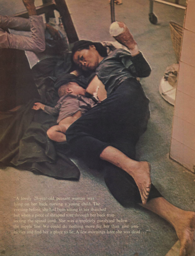 William F. Pepper y Benjamin Spock, "The Children of Vietnam” [Los niños de Vietnam], <em>Ramparts</em>, San Diego, vol. 5, n.º 7, enero, 1967, pp. 44-68