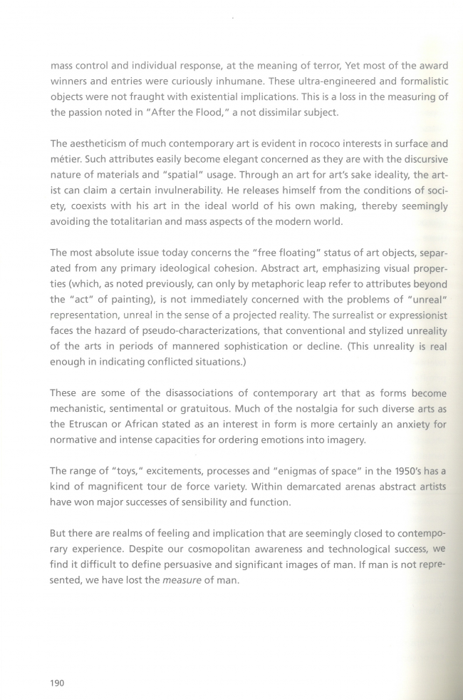 Leon Golub, “Guernica, the Apocalypse of Saint-Sever” [Guernica, Apocalipsis de Saint-Sever], en Hans-Ulrich Obrist (ed.), <em>Leon Golub: Do Paintings Bite? Selected Texts 1948-1996</em> [Leon Golub. ¿Las pinturas muerden? Textos seleccionados 1948-1966], Ostfildern, Hatje Cantz, 1997, p. 190