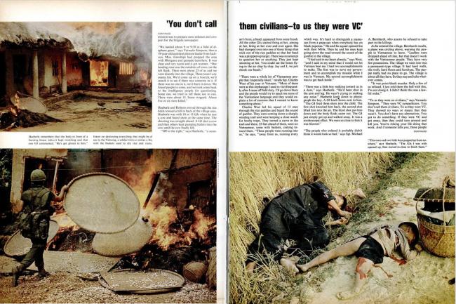 “The Massacre at My Lai” [La masacre en My Lai], <em>Life</em>, Nueva York, 5 de diciembre, 1969, pp. 40-41