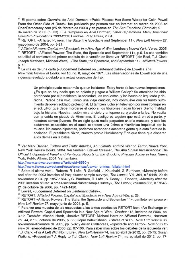 Essay by Francis Frascina, <em>Retort, Guernica, la Bienal de Sevilla de 2006 y las protestas contra la guerra</em> (Retort, Guernica, the 2006 Biennial of Seville, and Anti-War Protests), July 2018
