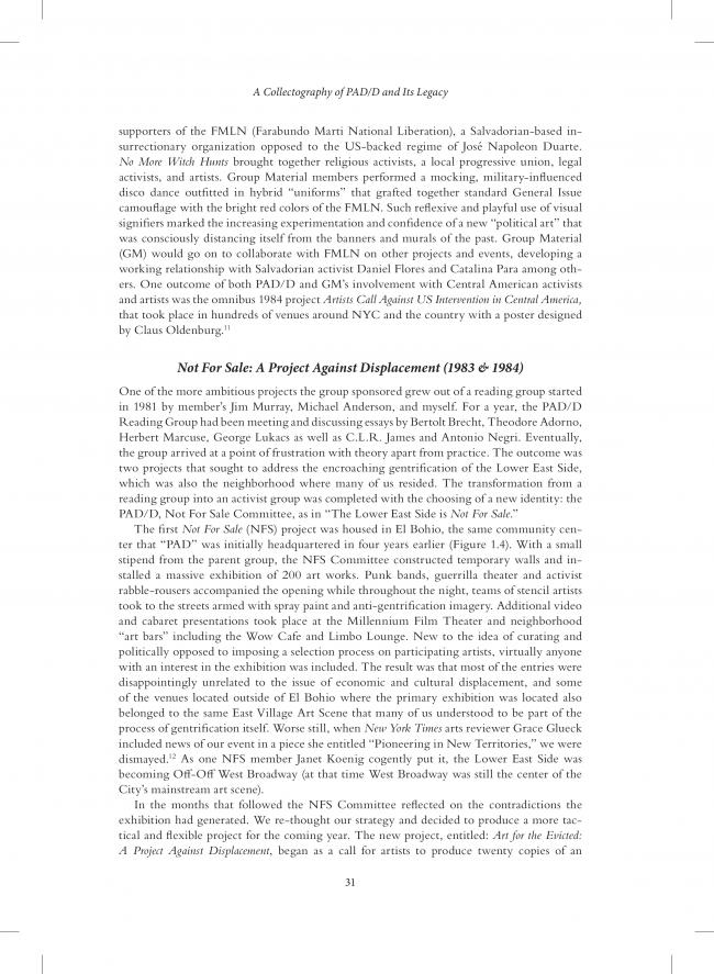 A Collectography of PAD/D Political Art Documentation and Distribution: A 1980’s Activist Art and Networking Collective [Colectografía del PAD/D Political Art Documentation and Distribution. Un colectivo de redes y arte activista de 1980]