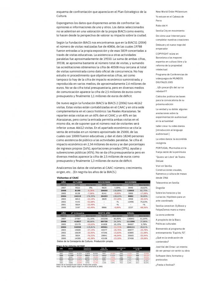 Paco González, <em>Sevilla. Política cultural. BIACS</em>, 2008. Disponible en: publicaciones.zemos98.org