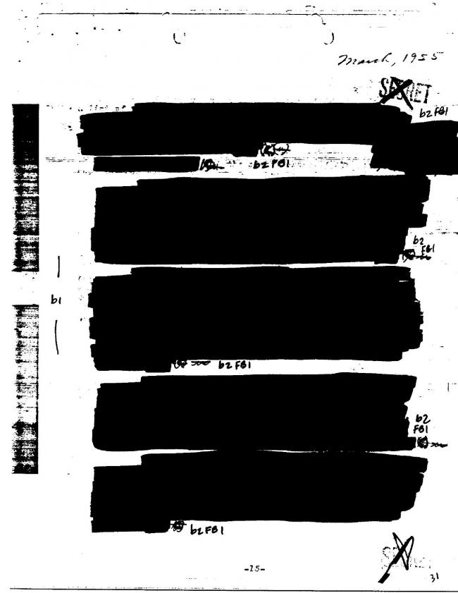 Ficha sobre Pablo Picasso del FBI, ca. 1945-1969 