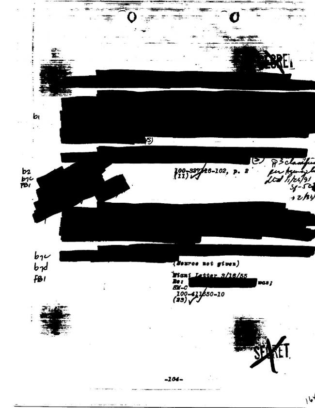 Ficha sobre Pablo Picasso del FBI, ca. 1945-1969 