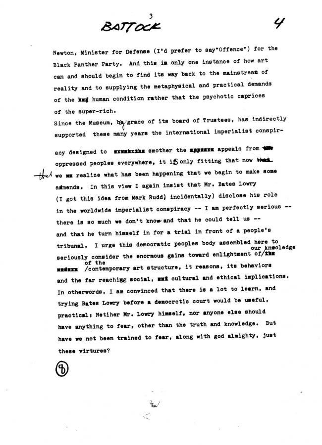 Art Workers Coalition (AWC), <em>Open Hearing</em> [Audiencia abierta], Nueva York, Art Workers’ Coalition (AWC), 1969