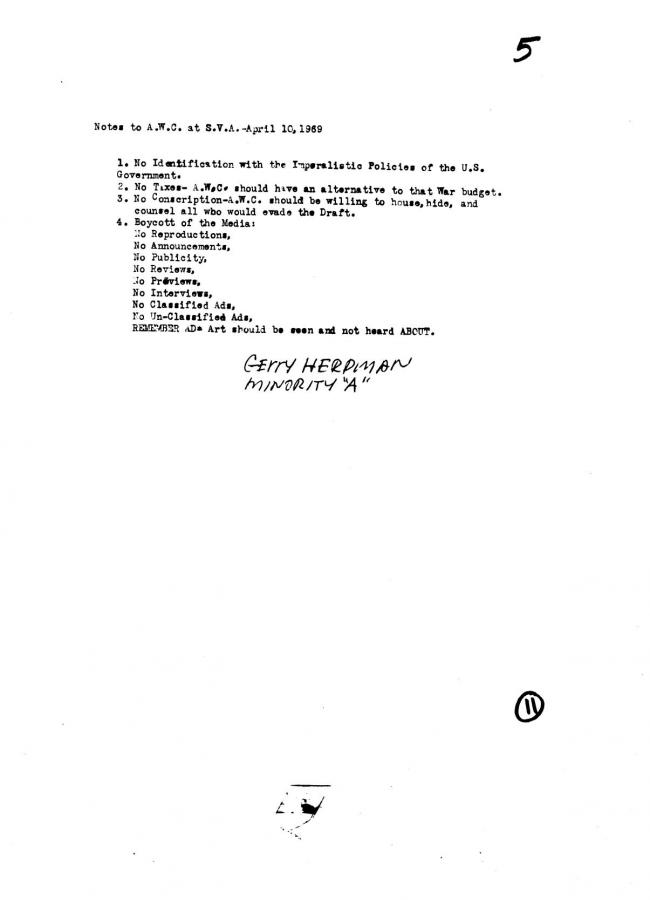 Art Workers Coalition (AWC), <em>Open Hearing</em> [Audiencia abierta], Nueva York, Art Workers’ Coalition (AWC), 1969