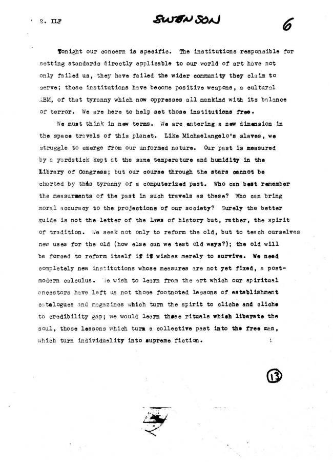 Art Workers Coalition (AWC), <em>Open Hearing</em> [Audiencia abierta], Nueva York, Art Workers’ Coalition (AWC), 1969