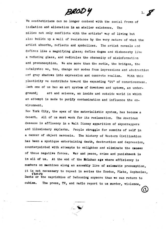 Art Workers Coalition (AWC), <em>Open Hearing</em> [Audiencia abierta], Nueva York, Art Workers’ Coalition (AWC), 1969