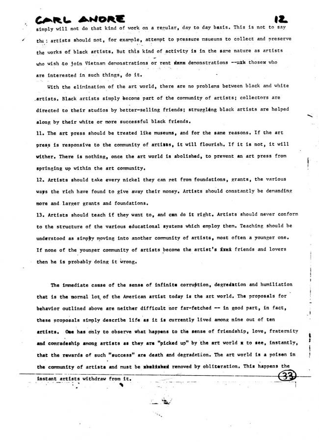 Art Workers Coalition (AWC), <em>Open Hearing</em> [Audiencia abierta], Nueva York, Art Workers’ Coalition (AWC), 1969