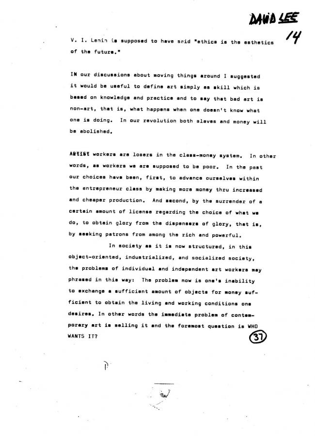 Art Workers Coalition (AWC), <em>Open Hearing</em> [Audiencia abierta], Nueva York, Art Workers’ Coalition (AWC), 1969