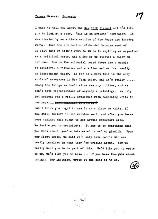 Art Workers Coalition (AWC), <em>Open Hearing</em> [Audiencia abierta], Nueva York, Art Workers’ Coalition (AWC), 1969