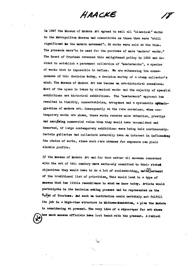 Art Workers Coalition (AWC), <em>Open Hearing</em> [Audiencia abierta], Nueva York, Art Workers’ Coalition (AWC), 1969