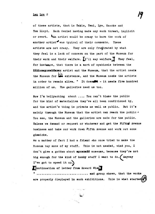 Art Workers Coalition (AWC), <em>Open Hearing</em> [Audiencia abierta], Nueva York, Art Workers’ Coalition (AWC), 1969