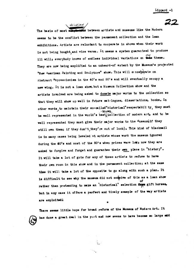Art Workers Coalition (AWC), <em>Open Hearing</em> [Audiencia abierta], Nueva York, Art Workers’ Coalition (AWC), 1969