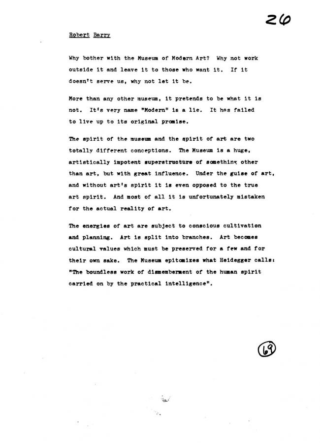 Art Workers Coalition (AWC), <em>Open Hearing</em> [Audiencia abierta], Nueva York, Art Workers’ Coalition (AWC), 1969