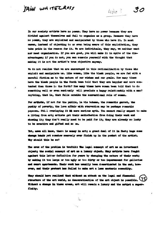 Art Workers Coalition (AWC), <em>Open Hearing</em> [Audiencia abierta], Nueva York, Art Workers’ Coalition (AWC), 1969
