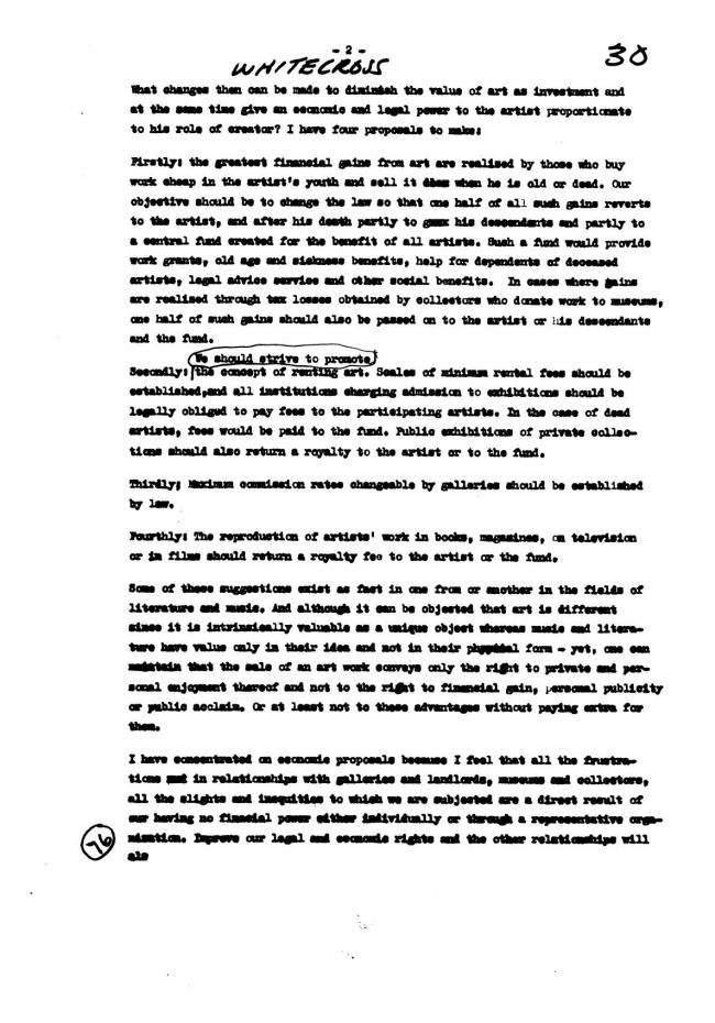 Art Workers Coalition (AWC), <em>Open Hearing</em> [Audiencia abierta], Nueva York, Art Workers’ Coalition (AWC), 1969