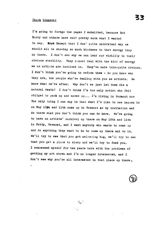 Art Workers Coalition (AWC), <em>Open Hearing</em> [Audiencia abierta], Nueva York, Art Workers’ Coalition (AWC), 1969