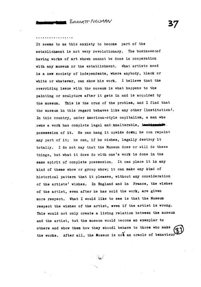 Art Workers Coalition (AWC), <em>Open Hearing</em> [Audiencia abierta], Nueva York, Art Workers’ Coalition (AWC), 1969