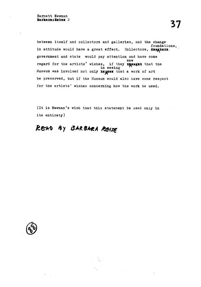 Art Workers Coalition (AWC), <em>Open Hearing</em> [Audiencia abierta], Nueva York, Art Workers’ Coalition (AWC), 1969