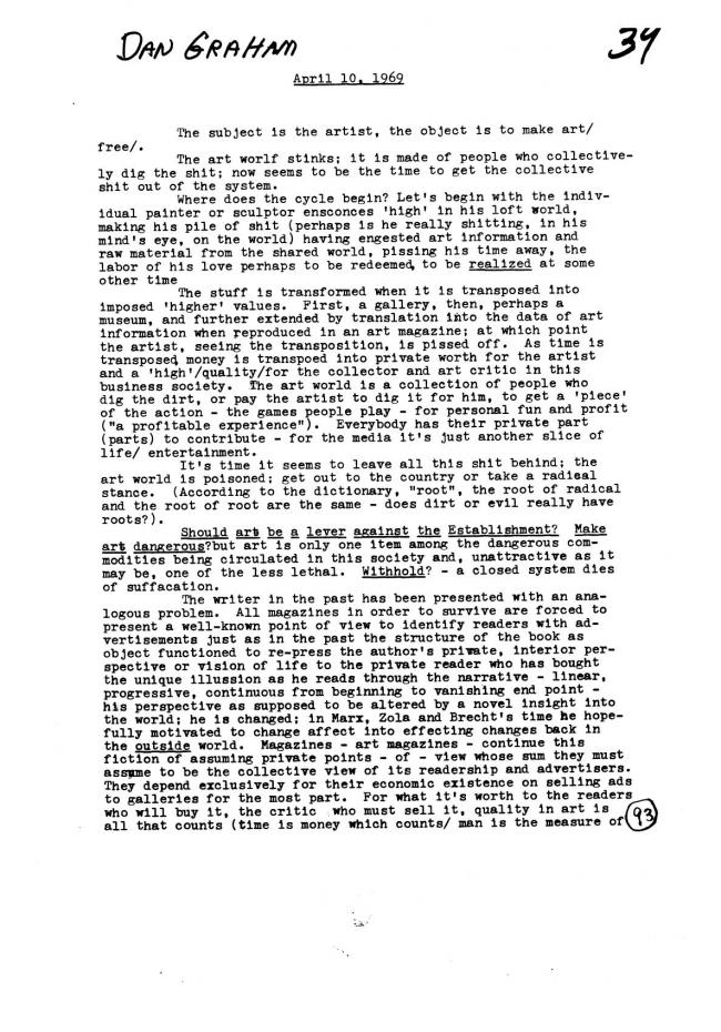 Art Workers Coalition (AWC), <em>Open Hearing</em> [Audiencia abierta], Nueva York, Art Workers’ Coalition (AWC), 1969