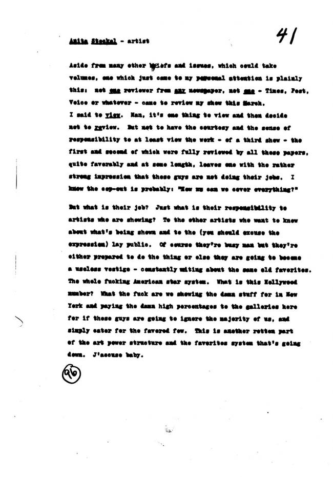 Art Workers Coalition (AWC), <em>Open Hearing</em> [Audiencia abierta], Nueva York, Art Workers’ Coalition (AWC), 1969