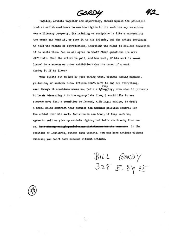 Art Workers Coalition (AWC), <em>Open Hearing</em> [Audiencia abierta], Nueva York, Art Workers’ Coalition (AWC), 1969