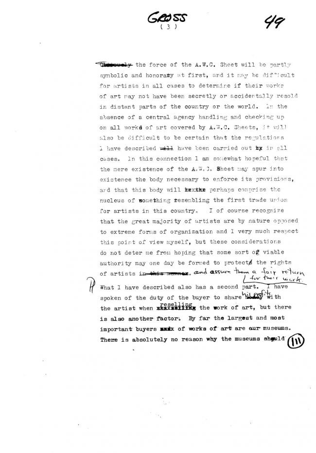 Art Workers Coalition (AWC), <em>Open Hearing</em> [Audiencia abierta], Nueva York, Art Workers’ Coalition (AWC), 1969