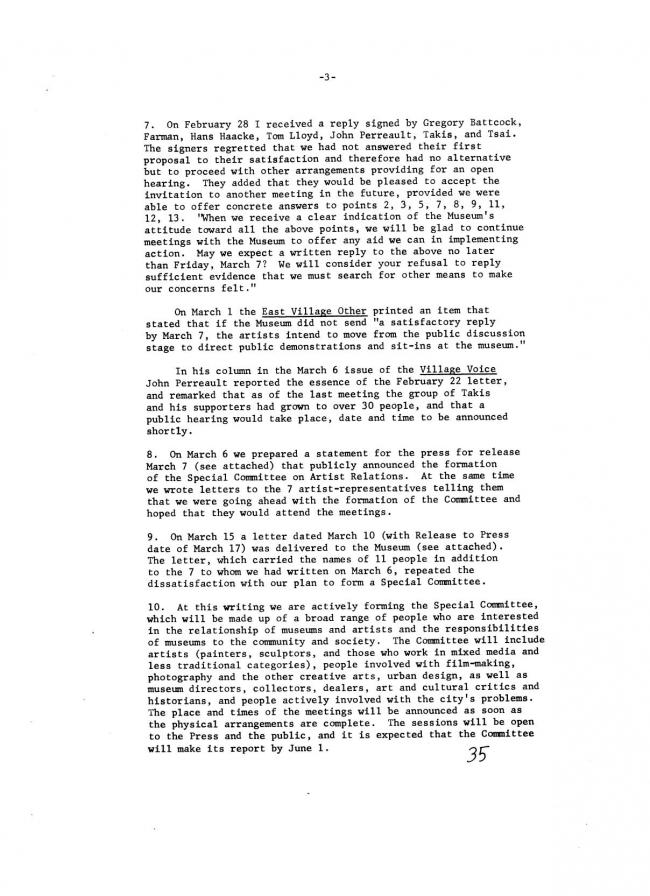 Art Workers Coalition (AWC), <em>Documents 1</em>, New York: Art Workers’ Coalition (AWC), 1969