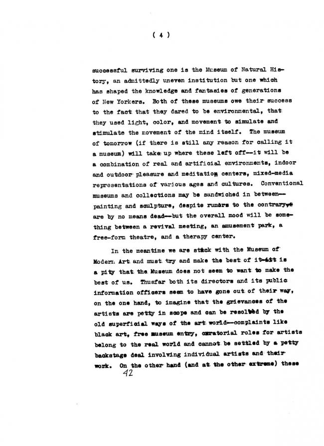 Art Workers Coalition (AWC), <em>Documents 1</em>, New York: Art Workers’ Coalition (AWC), 1969