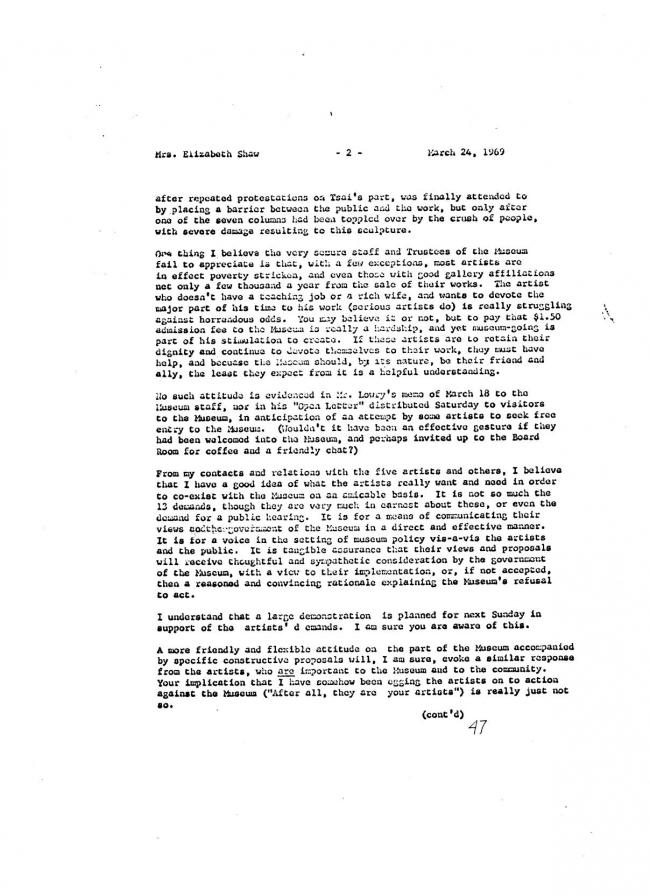 Art Workers Coalition (AWC), <em>Documents 1</em>, New York: Art Workers’ Coalition (AWC), 1969