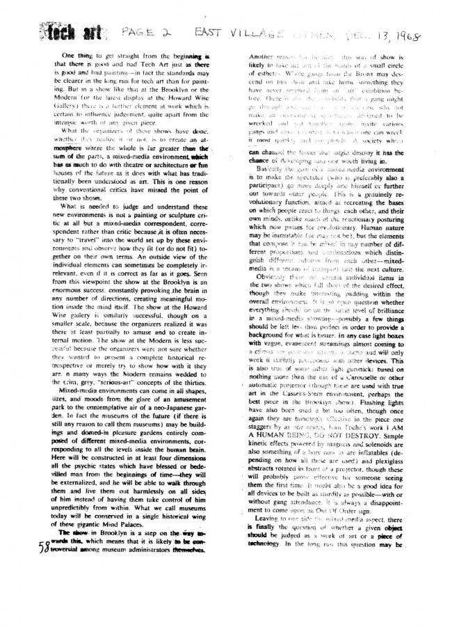 Art Workers Coalition (AWC), <em>Documents 1</em>, New York: Art Workers’ Coalition (AWC), 1969