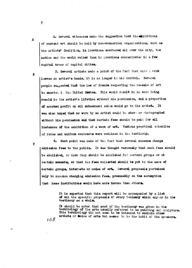 Art Workers Coalition (AWC), <em>Documents 1</em>, New York: Art Workers’ Coalition (AWC), 1969