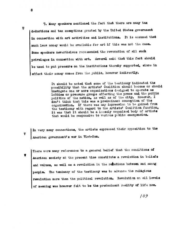 Art Workers Coalition (AWC), <em>Documents 1</em>, New York: Art Workers’ Coalition (AWC), 1969
