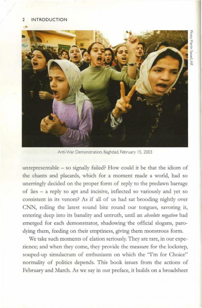 RETORT, <em>Afflicted Powers: Capital and Spectacle in a New Age of War</em> [Poderes afligidos. Capital y espectáculo en una nueva edad de guerra], Londres y Nueva York, Verso, 2005