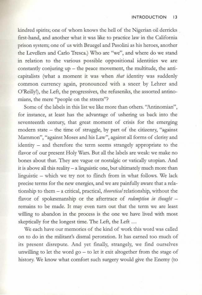 RETORT, <em>Afflicted Powers: Capital and Spectacle in a New Age of War</em> [Poderes afligidos. Capital y espectáculo en una nueva edad de guerra], Londres y Nueva York, Verso, 2005