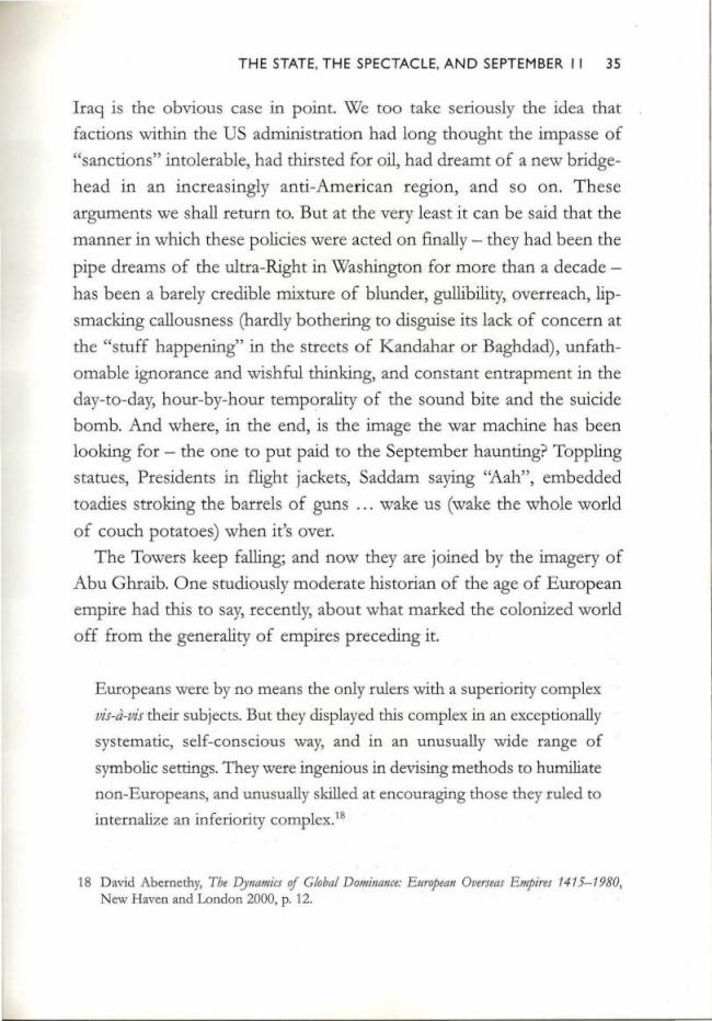 RETORT, <em>Afflicted Powers: Capital and Spectacle in a New Age of War</em> [Poderes afligidos. Capital y espectáculo en una nueva edad de guerra], Londres y Nueva York, Verso, 2005