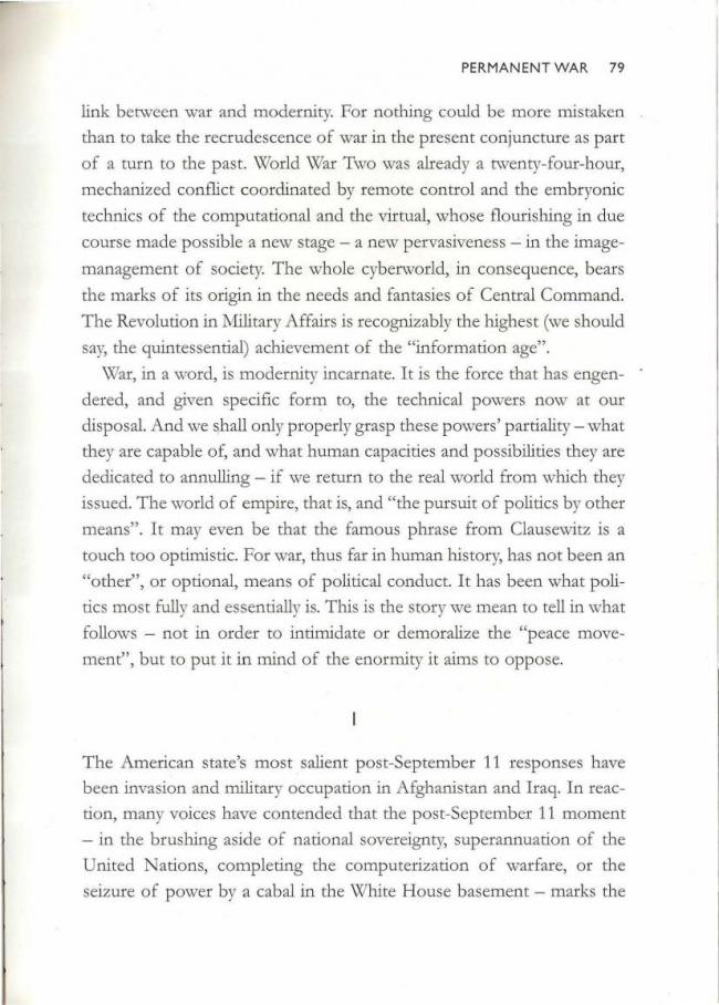 RETORT, <em>Afflicted Powers: Capital and Spectacle in a New Age of War</em> [Poderes afligidos. Capital y espectáculo en una nueva edad de guerra], Londres y Nueva York, Verso, 2005