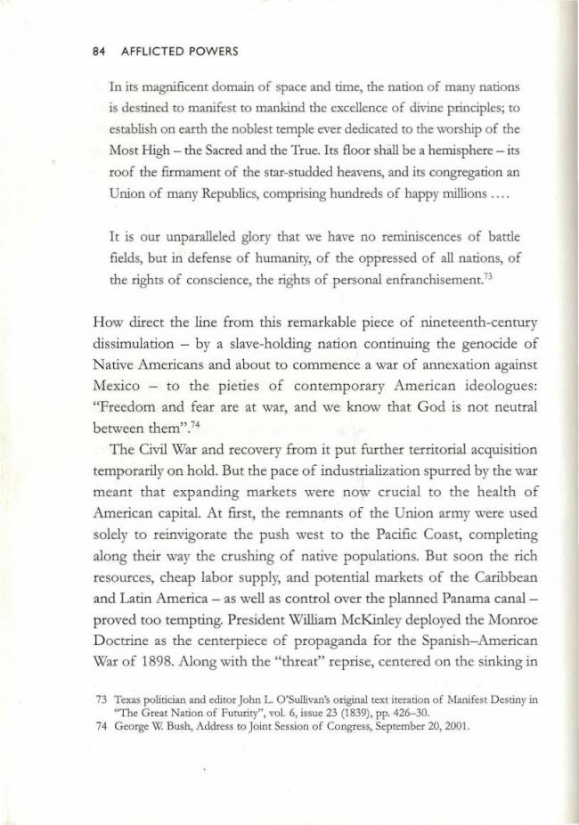 RETORT, <em>Afflicted Powers: Capital and Spectacle in a New Age of War</em> [Poderes afligidos. Capital y espectáculo en una nueva edad de guerra], Londres y Nueva York, Verso, 2005